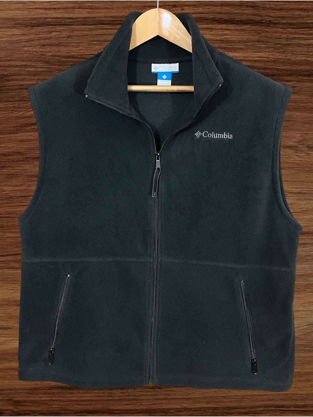 Columbia Fleece Vest Black Size Large